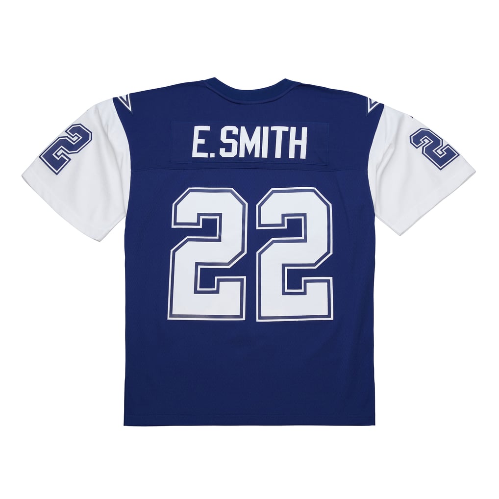 Men's Dallas Cowboys Emmitt Smith Mitchell & Ness Navy 1995 Legacy Replica Jersey - Image 4