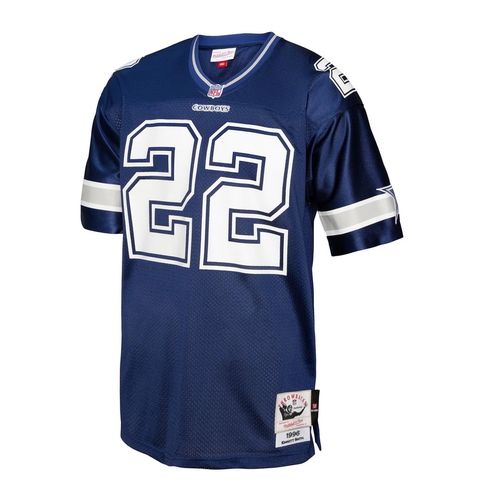 Men's Dallas Cowboys Emmitt Smith Mitchell & Ness Navy Legacy Replica Jersey - Image 3