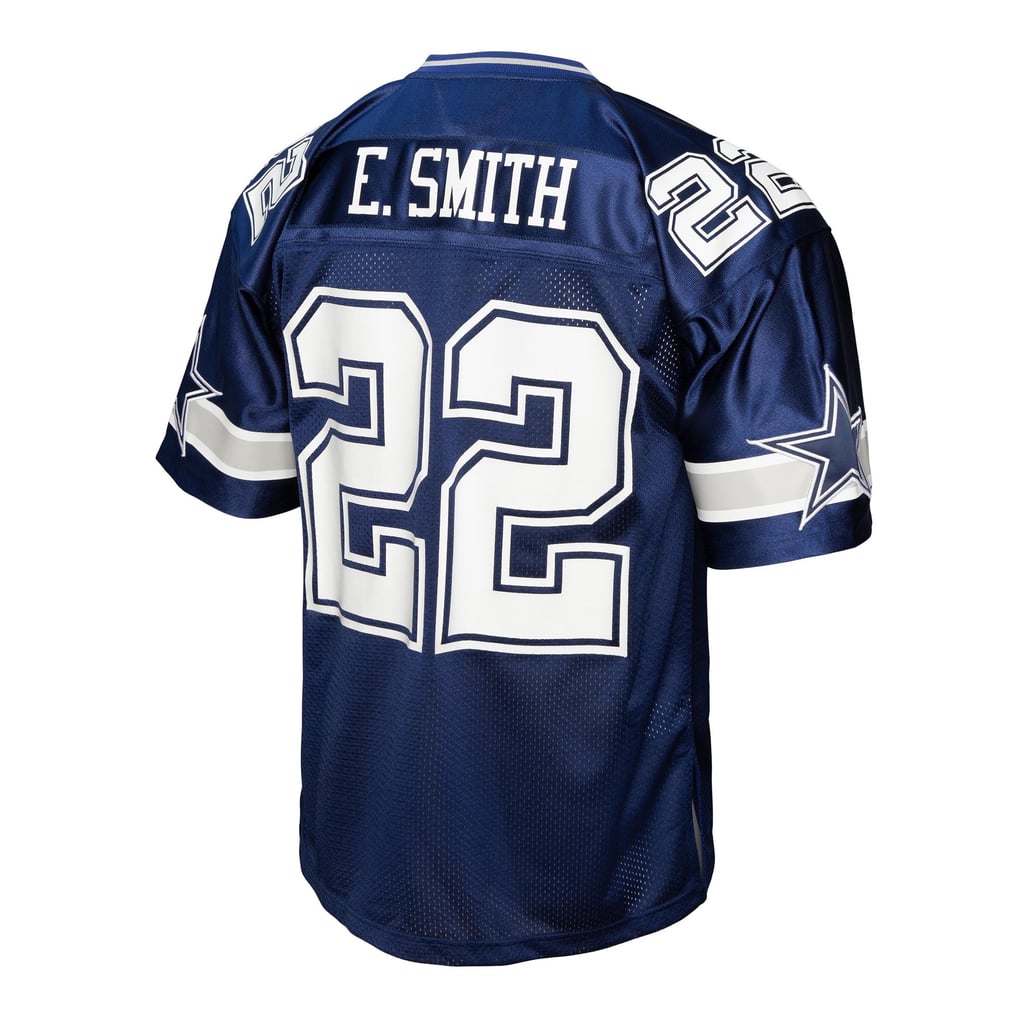 Men's Dallas Cowboys Emmitt Smith Mitchell & Ness Navy Legacy Replica Jersey - Image 4