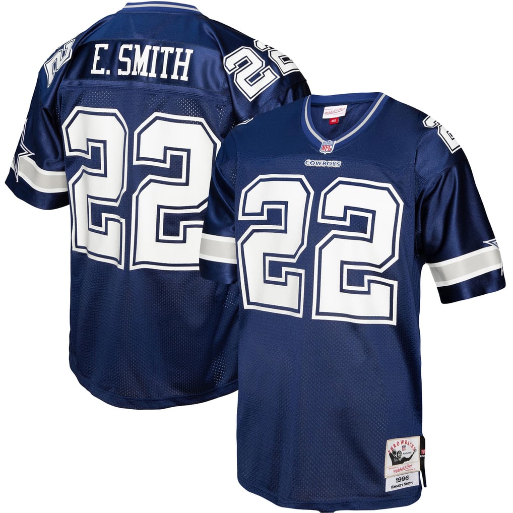 Men's Dallas Cowboys Emmitt Smith Mitchell & Ness Navy Legacy Replica Jersey - Image 1