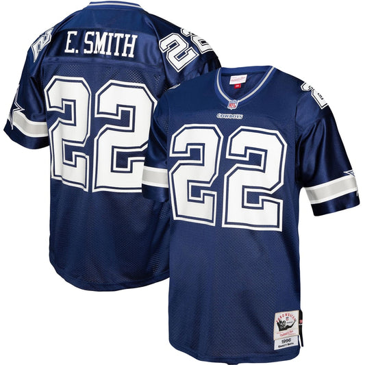 Men's Dallas Cowboys Emmitt Smith Mitchell & Ness Navy Legacy Replica Jersey - Image 1