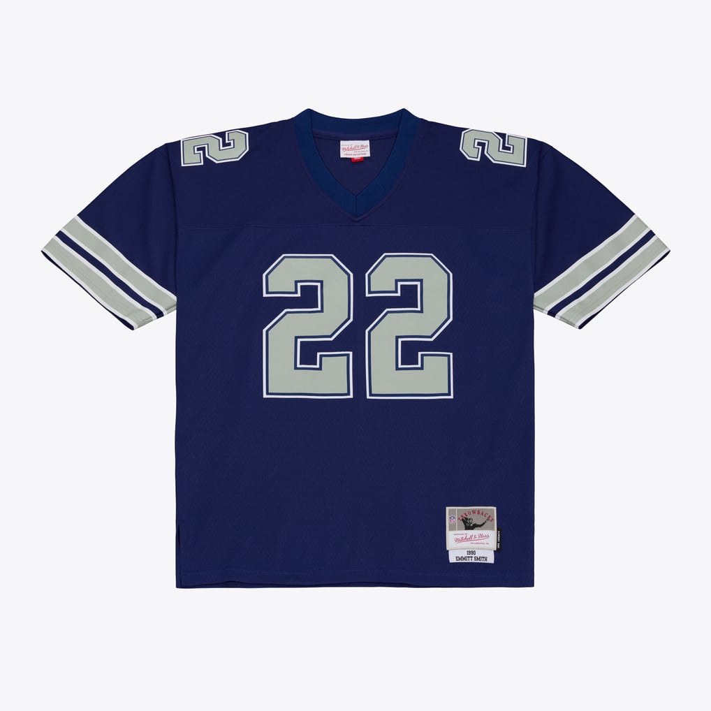 Men's Dallas Cowboys Emmitt Smith Mitchell & Ness Navy Retired Legacy Replica Player Jersey - Image 1