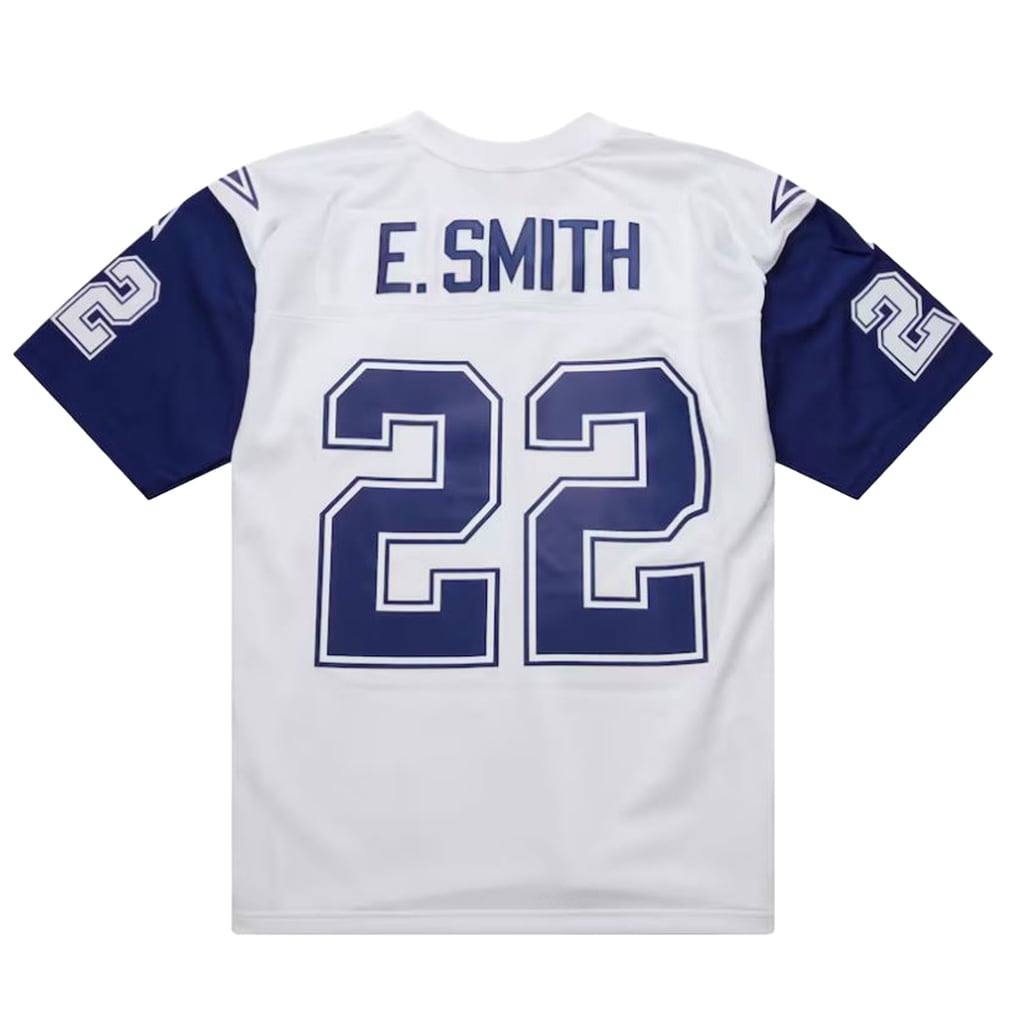 Men's Dallas Cowboys Emmitt Smith Mitchell & Ness White 1994 Alternate Legacy Replica Jersey - Image 3