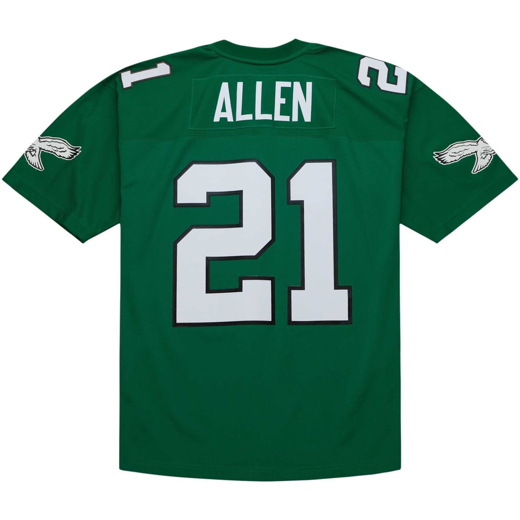 Men's Philadelphia Eagles Eric Allen Mitchell & Ness Kelly Green Legacy Replica Jersey - Image 4