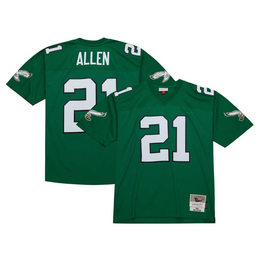 Men's Philadelphia Eagles Eric Allen Mitchell & Ness Kelly Green Legacy Replica Jersey - Image 1