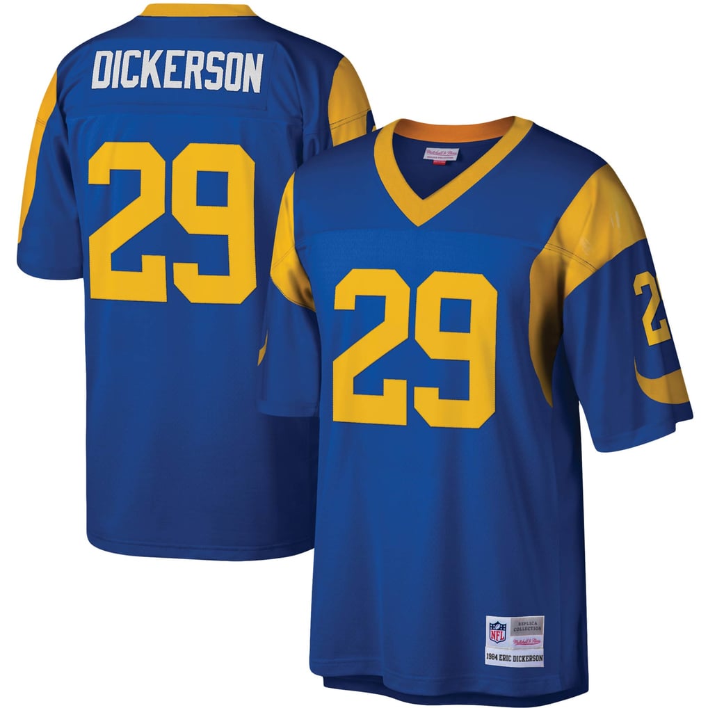 Men's Los Angeles Rams Eric Dickerson Mitchell & Ness Royal Legacy Replica Jersey - Image 2