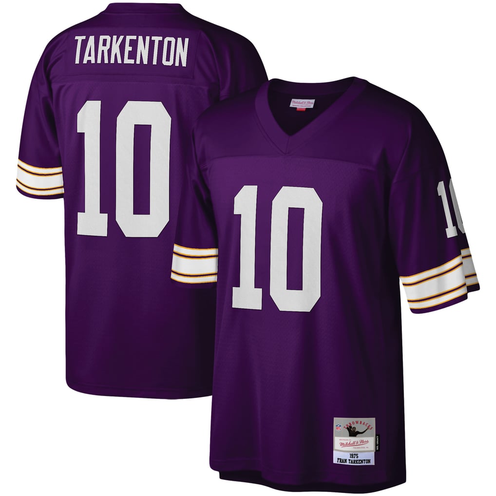 Men's Minnesota Vikings Fran Tarkenton Mitchell & Ness Purple Legacy Replica Jersey - Image 1