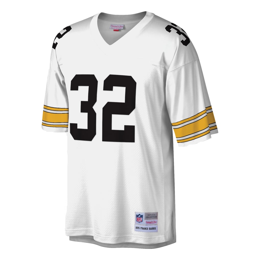 Men's Pittsburgh Steelers Franco Harris Mitchell & Ness White Legacy Replica Jersey - Image 3