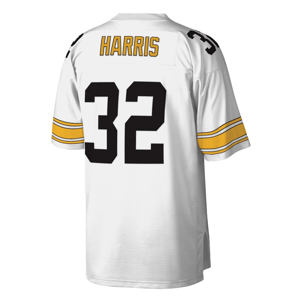 Men's Pittsburgh Steelers Franco Harris Mitchell & Ness White Legacy Replica Jersey - Image 4