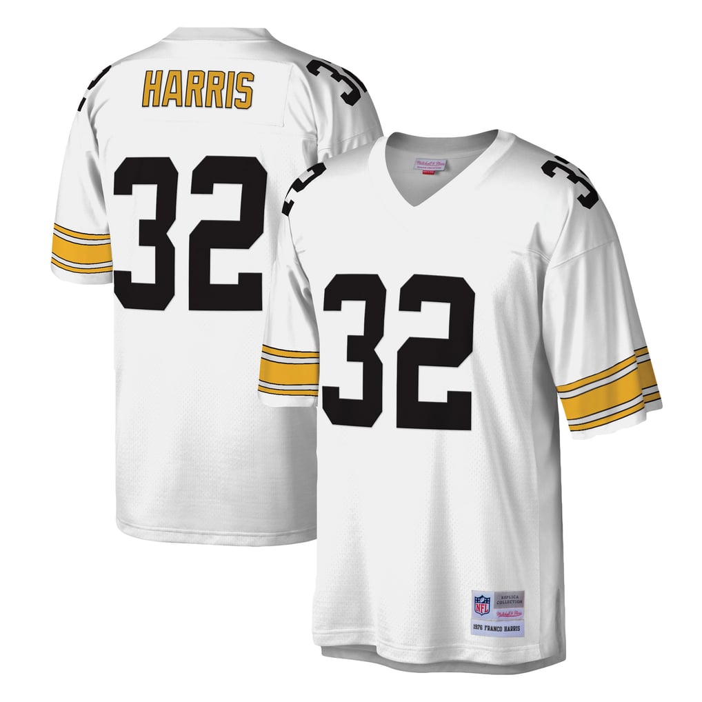 Men's Pittsburgh Steelers Franco Harris Mitchell & Ness White Legacy Replica Jersey - Image 1