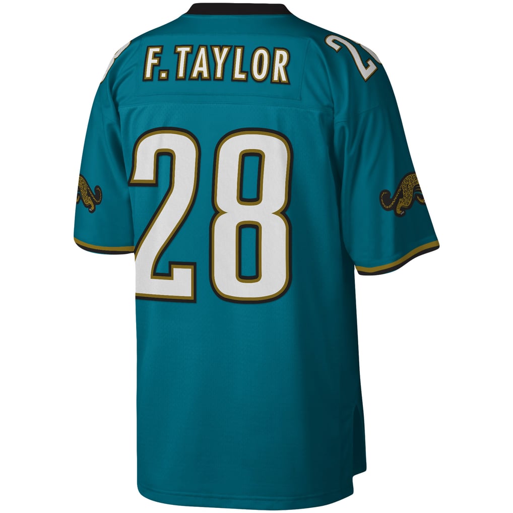 Men's Jacksonville Jaguars Fred Taylor Mitchell & Ness Teal Legacy Replica Jersey - Image 4