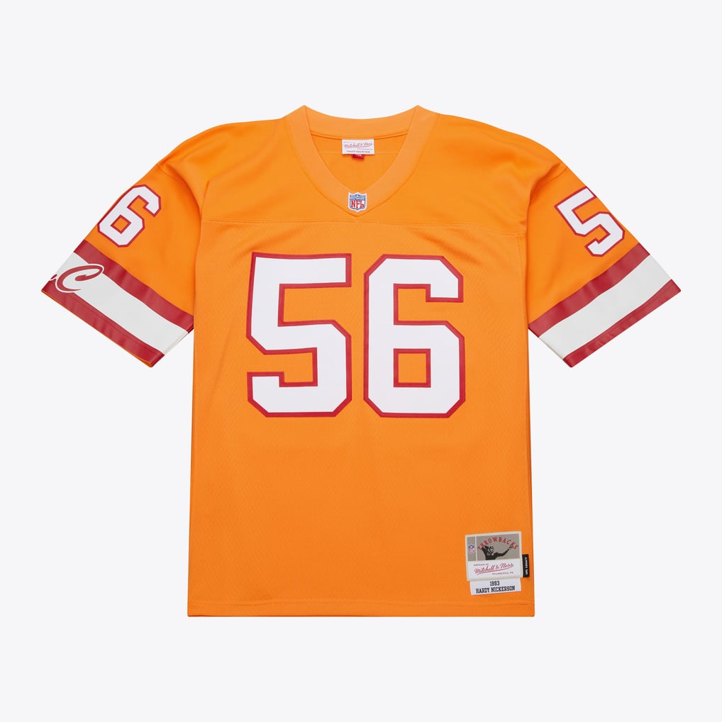 Men's Tampa Bay Buccaneers Hardy Nickerson Mitchell & Ness Orange 1993 Legacy Replica Jersey - Image 2