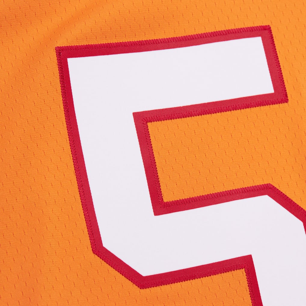 Men's Tampa Bay Buccaneers Hardy Nickerson Mitchell & Ness Orange 1993 Legacy Replica Jersey - Image 5