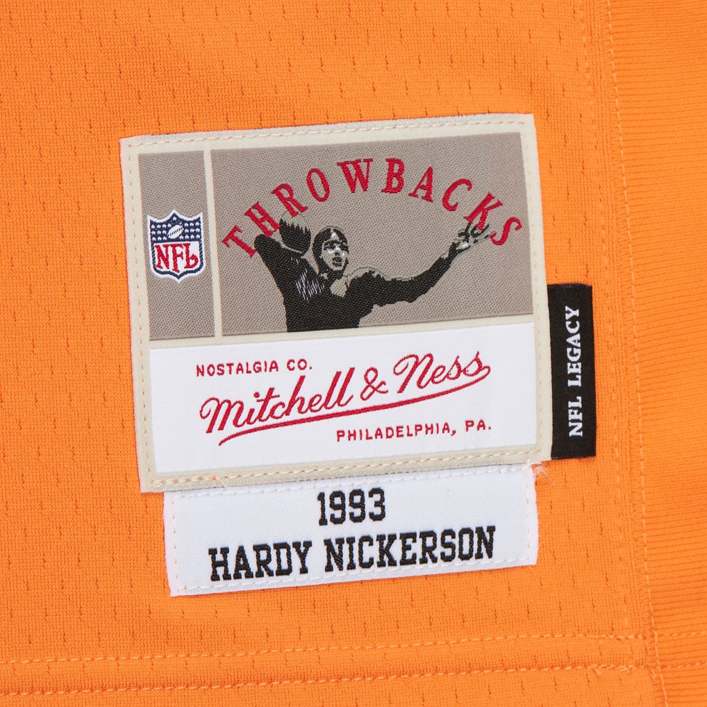 Men's Tampa Bay Buccaneers Hardy Nickerson Mitchell & Ness Orange 1993 Legacy Replica Jersey - Image 6