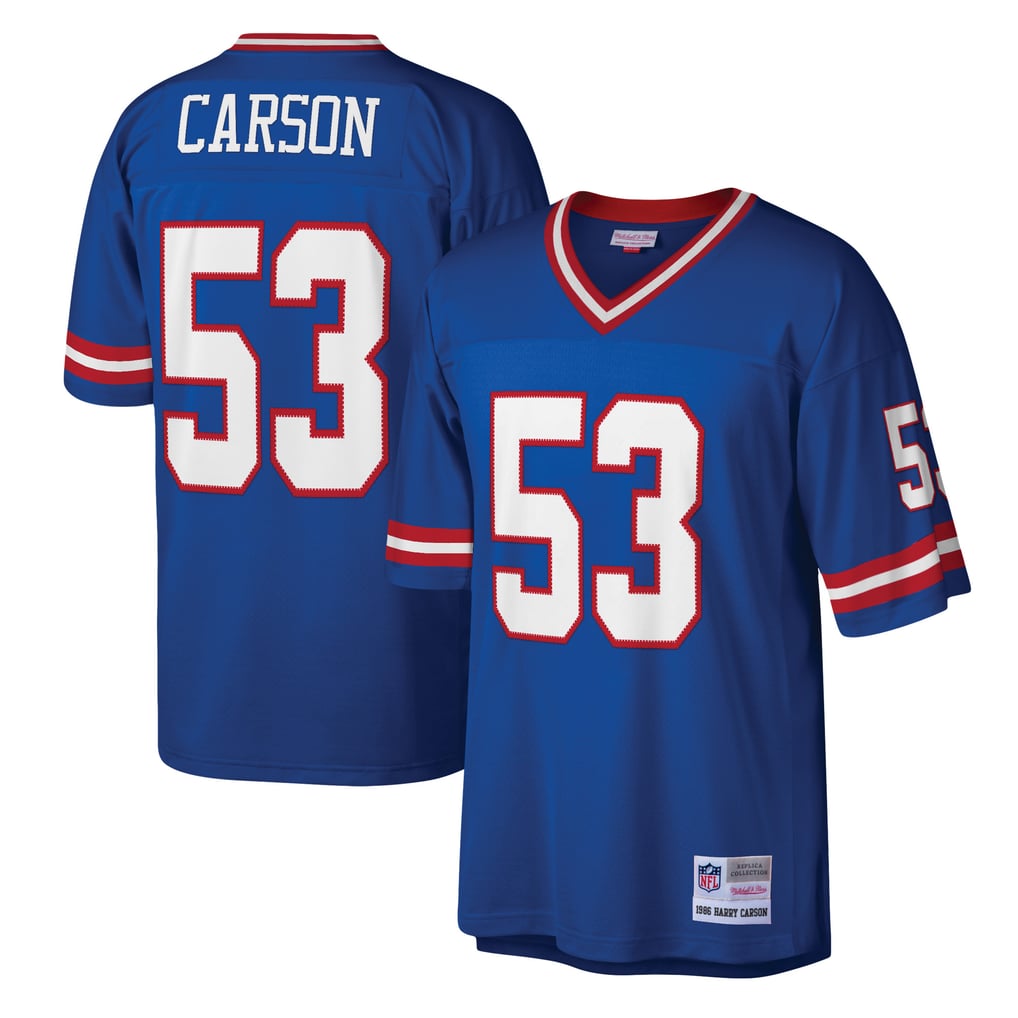 Men's New York Giants Harry Carson Mitchell & Ness Royal Legacy Replica Jersey - Image 1