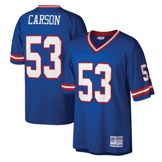 Men's New York Giants Harry Carson Mitchell & Ness Royal Legacy Replica Jersey - Image 1