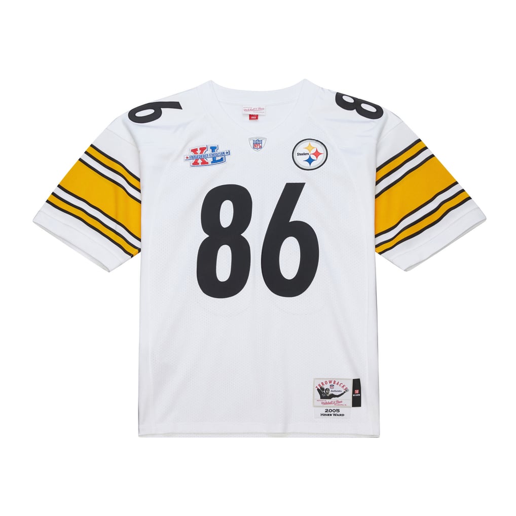 Men's Pittsburgh Steelers Hines Ward Mitchell & Ness White 2005 Authentic Throwback Retired Player Jersey - Image 3