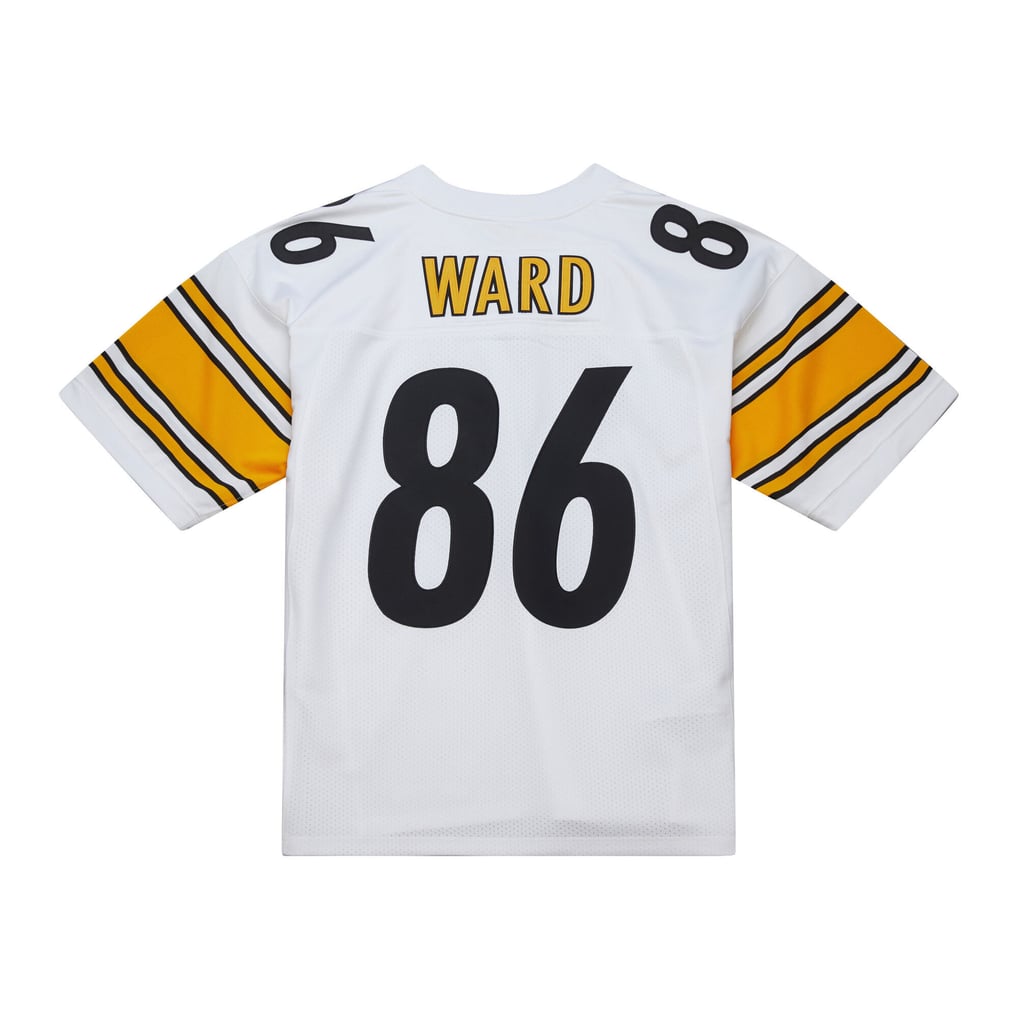 Men's Pittsburgh Steelers Hines Ward Mitchell & Ness White 2005 Authentic Throwback Retired Player Jersey - Image 4