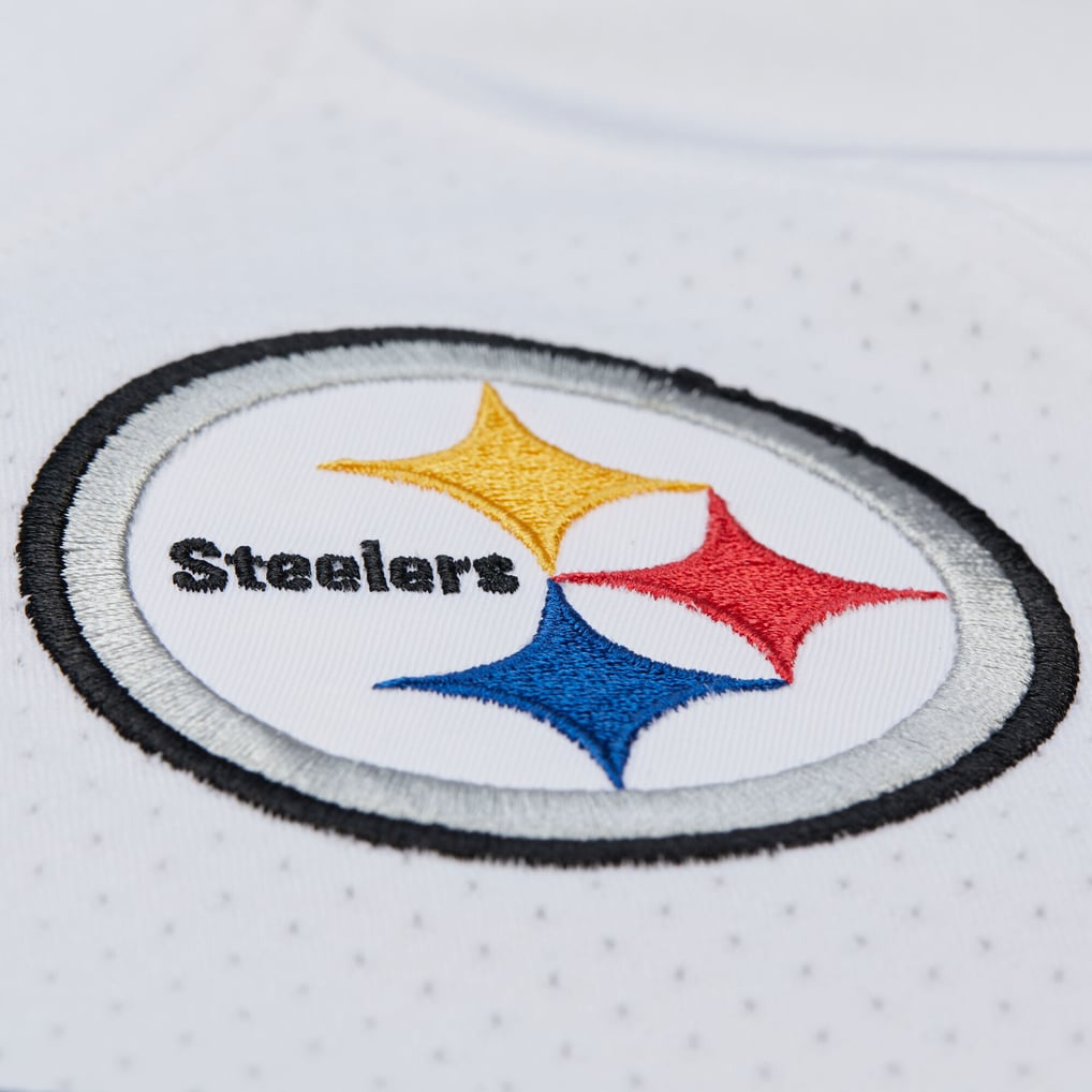 Men's Pittsburgh Steelers Hines Ward Mitchell & Ness White 2005 Authentic Throwback Retired Player Jersey - Image 7