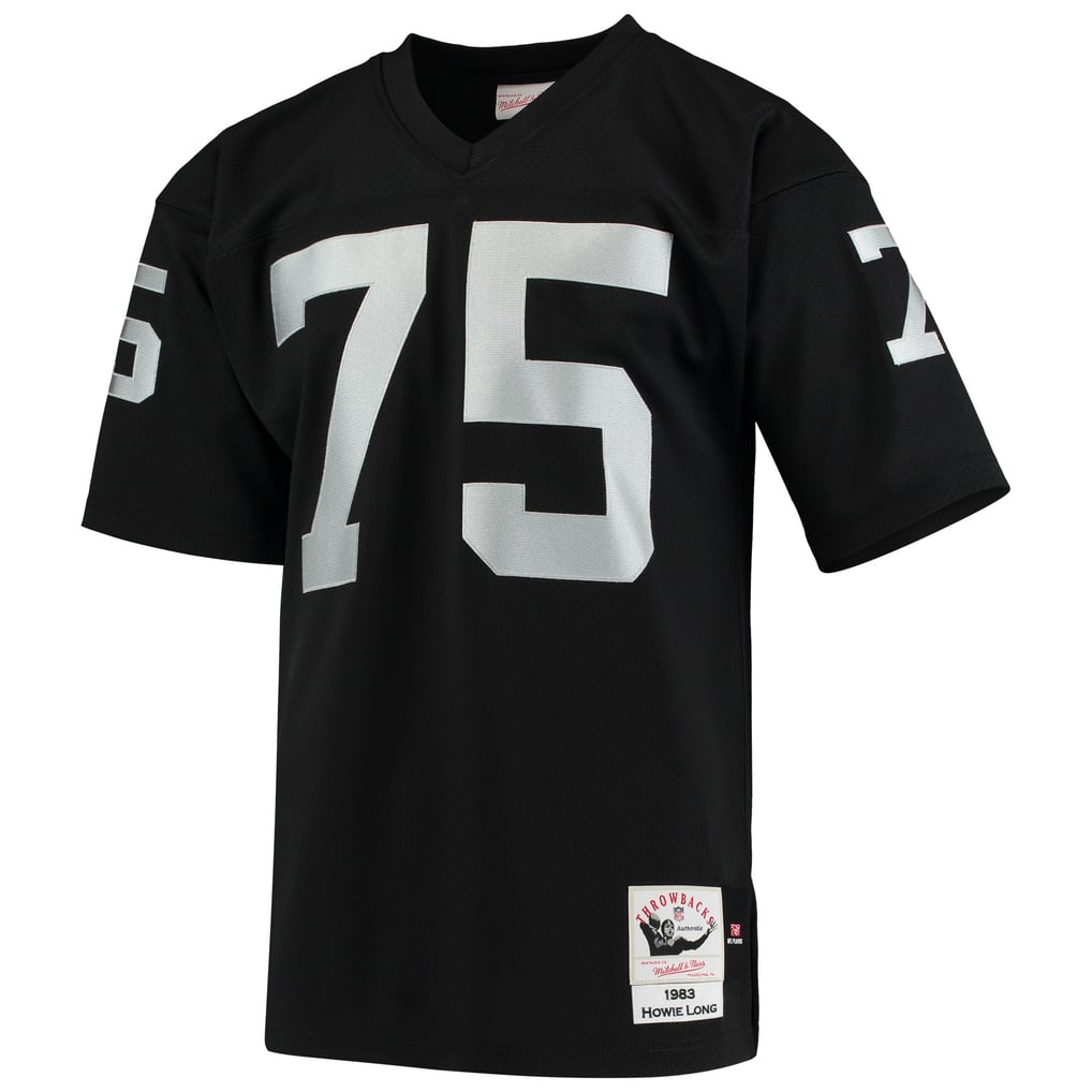 Men's Las Vegas Raiders 1983 Howie Long Mitchell & Ness Black Authentic Throwback Retired Player Jersey - Image 3