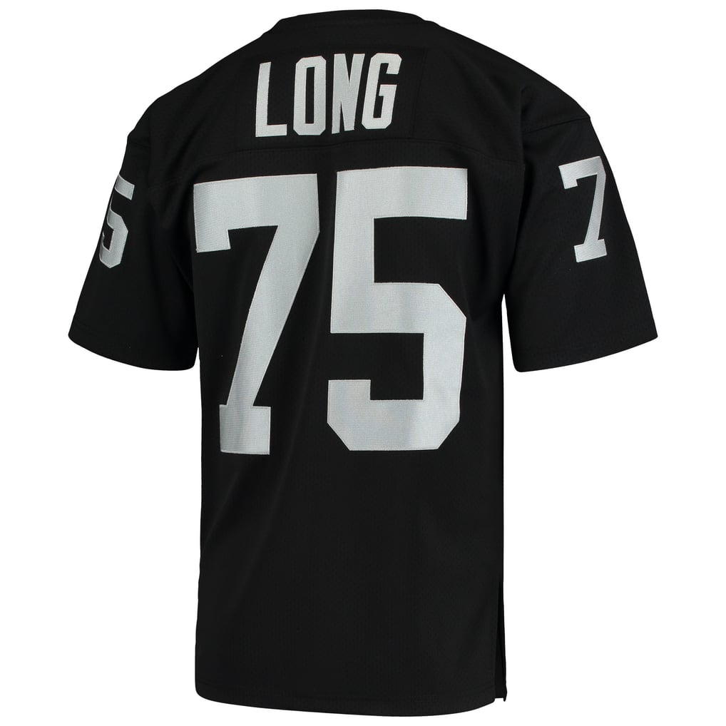 Men's Las Vegas Raiders 1983 Howie Long Mitchell & Ness Black Authentic Throwback Retired Player Jersey - Image 4