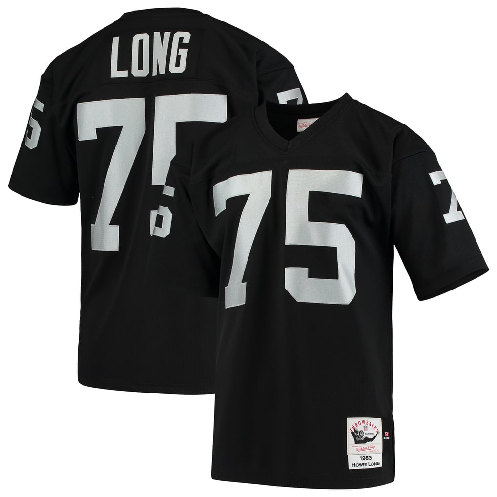 Men's Las Vegas Raiders 1983 Howie Long Mitchell & Ness Black Authentic Throwback Retired Player Jersey - Image 1