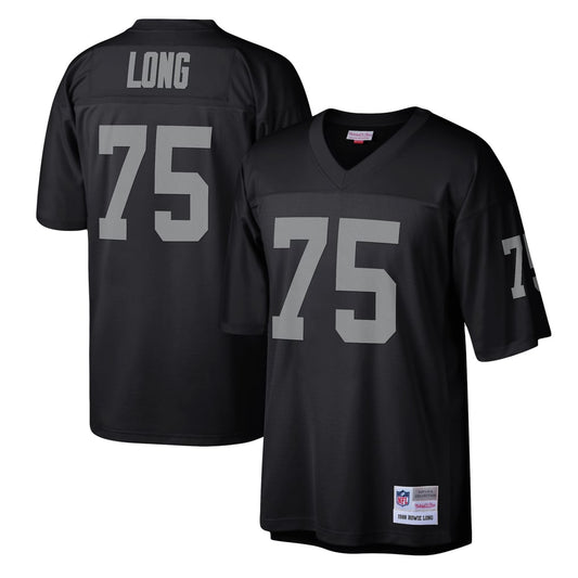 Men's Las Vegas Raiders Howie Long Mitchell & Ness Black Legacy Replica Jersey - Image 1