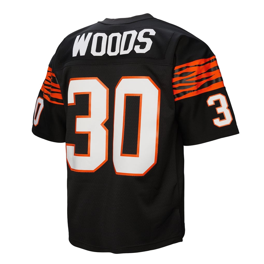 Men's Cincinnati Bengals Ickey Woods Mitchell & Ness Black 1988 Legacy Replica Jersey - Image 7