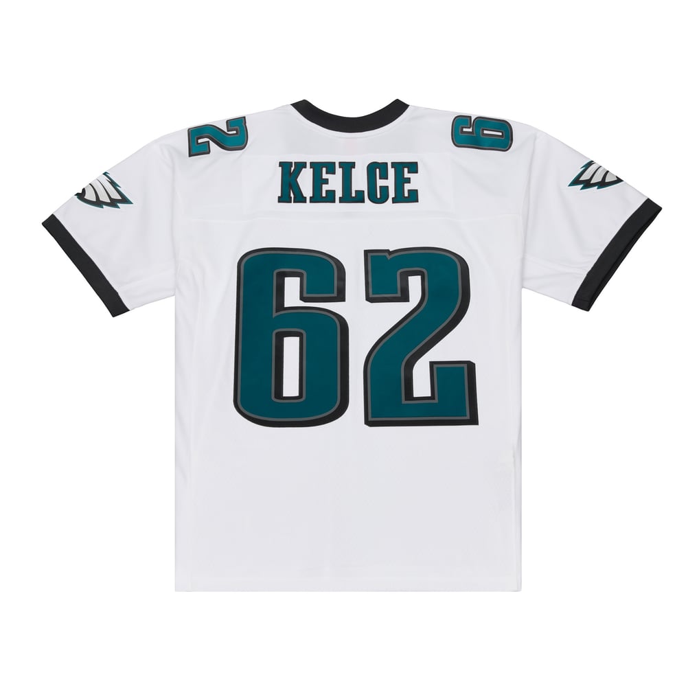 Men's Philadelphia Eagles Jason Kelce Mitchell & Ness White 2011 Legacy Replica Player Jersey - Image 4