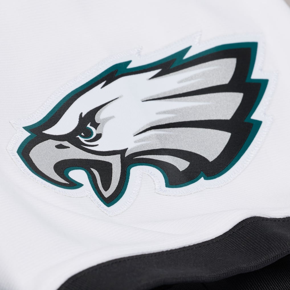 Men's Philadelphia Eagles Jason Kelce Mitchell & Ness White 2011 Legacy Replica Player Jersey - Image 9