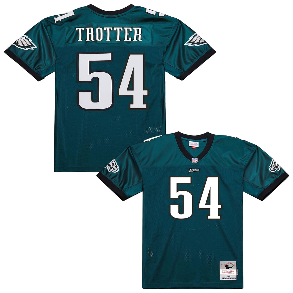 Men's Philadelphia Eagles Jeremiah Trotter Mitchell & Ness Green 2000 Legacy Throwback Replica Jersey - Image 1