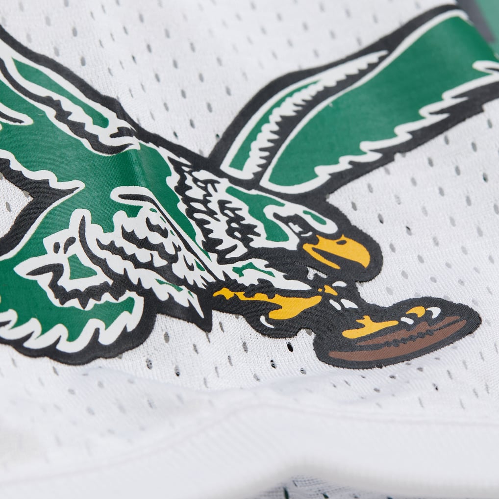 Men's Philadelphia Eagles Jerome Brown Mitchell & Ness White 1991 Authentic Throwback Retired Player Jersey - Image 8