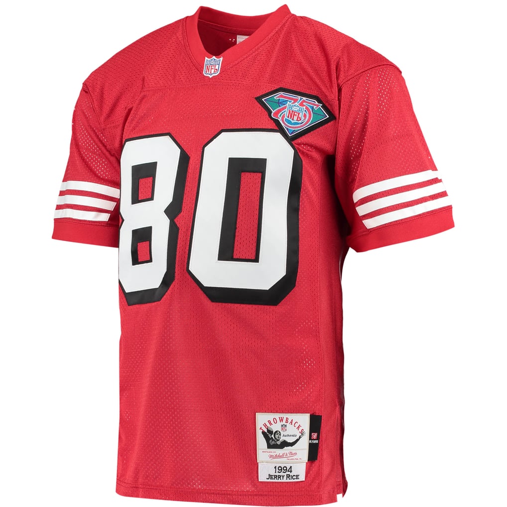 Men's San Francisco 49ers 1994 Jerry Rice Mitchell & Ness Scarlet Authentic Throwback Retired Player Jersey - Image 3