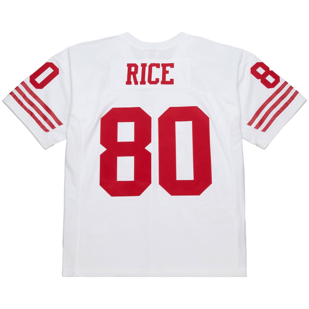 Men's San Francisco 49ers Jerry Rice Mitchell & Ness White 1994 Legacy Replica Jersey - Image 4