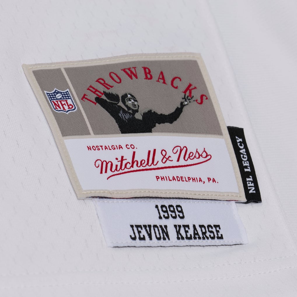 Men's Tennessee Titans Jevon Kearse Mitchell & Ness White Retired Legacy Replica Player Jersey - Image 4