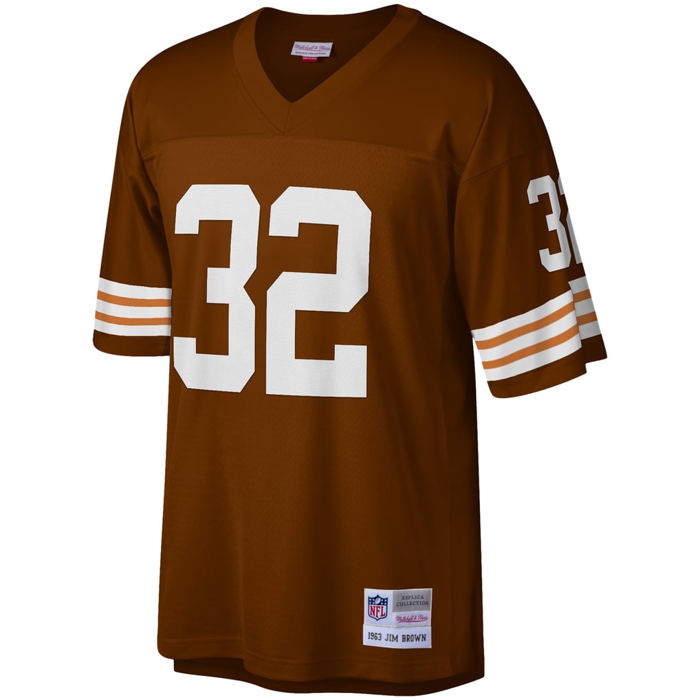 Men's Cleveland Browns Jim Brown Mitchell & Ness Brown Legacy Replica Jersey - Image 3