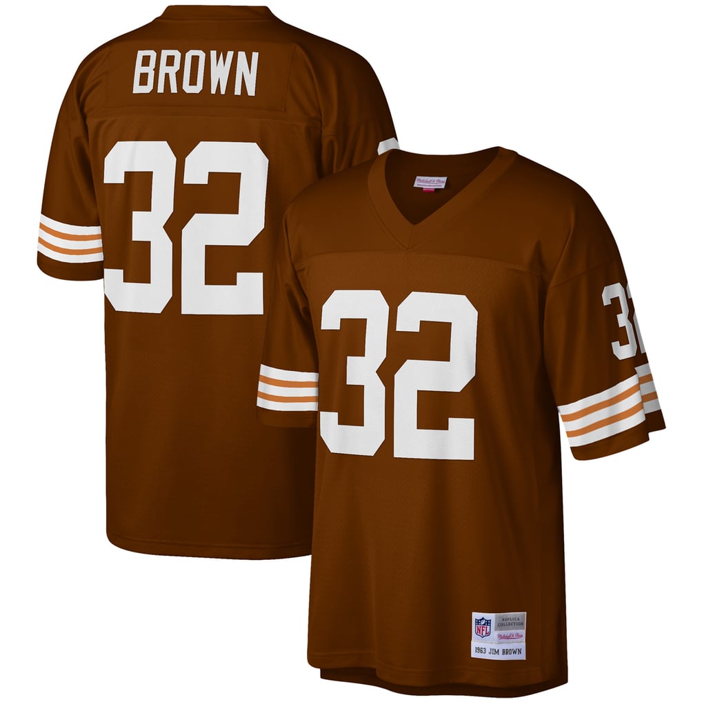 Men's Cleveland Browns Jim Brown Mitchell & Ness Brown Legacy Replica Jersey - Image 1