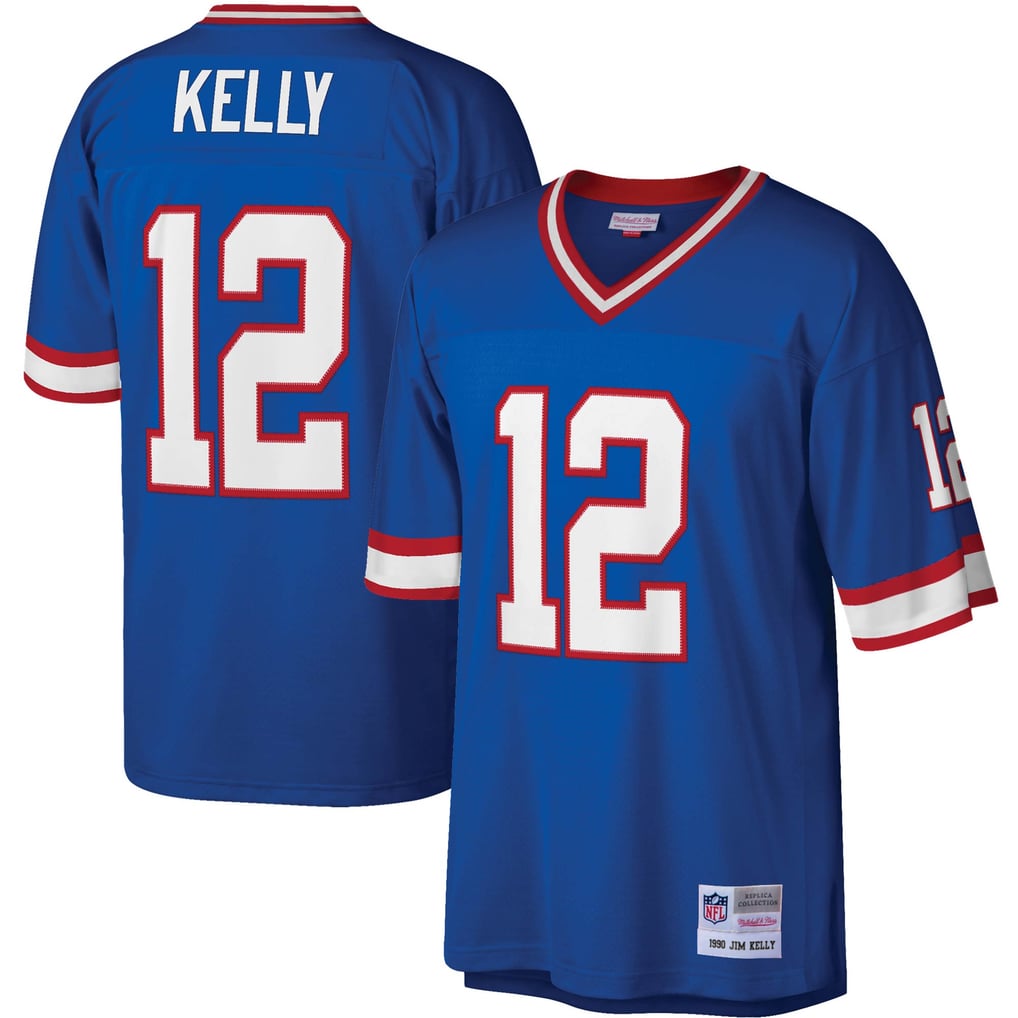 Men's Buffalo Bills Jim Kelly Mitchell & Ness Royal Legacy Replica Jersey - Image 1