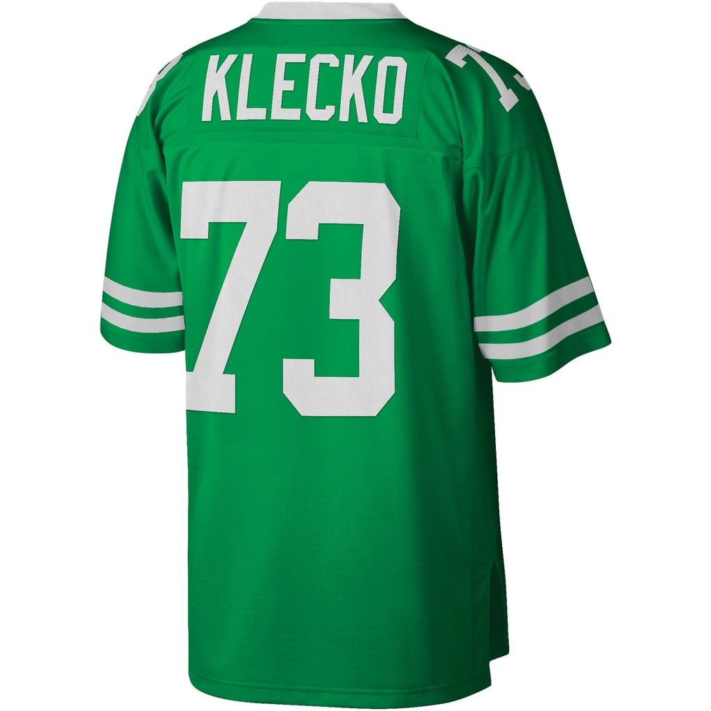 Men's New York Jets Joe Klecko Mitchell & Ness Kelly Green Legacy Replica Jersey - Image 4