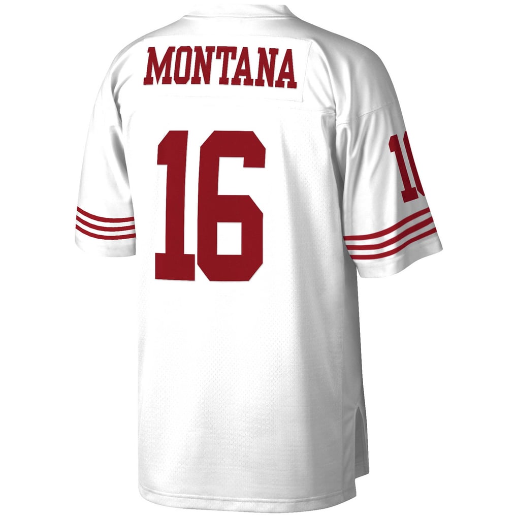 Men's San Francisco 49ers Joe Montana Mitchell & Ness White 1990 Legacy Replica Jersey - Image 4