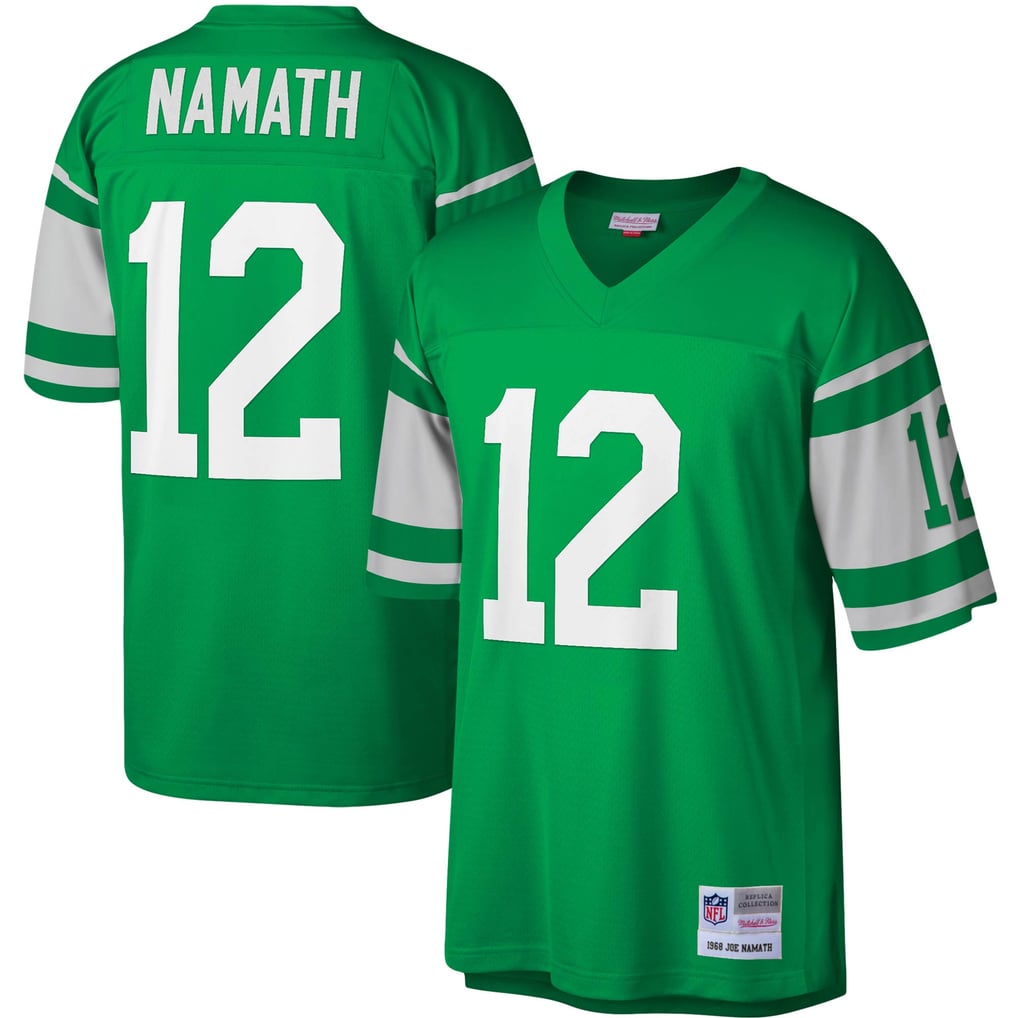 Men's New York Jets Joe Namath Mitchell & Ness Kelly Green Legacy Replica Jersey - Image 1