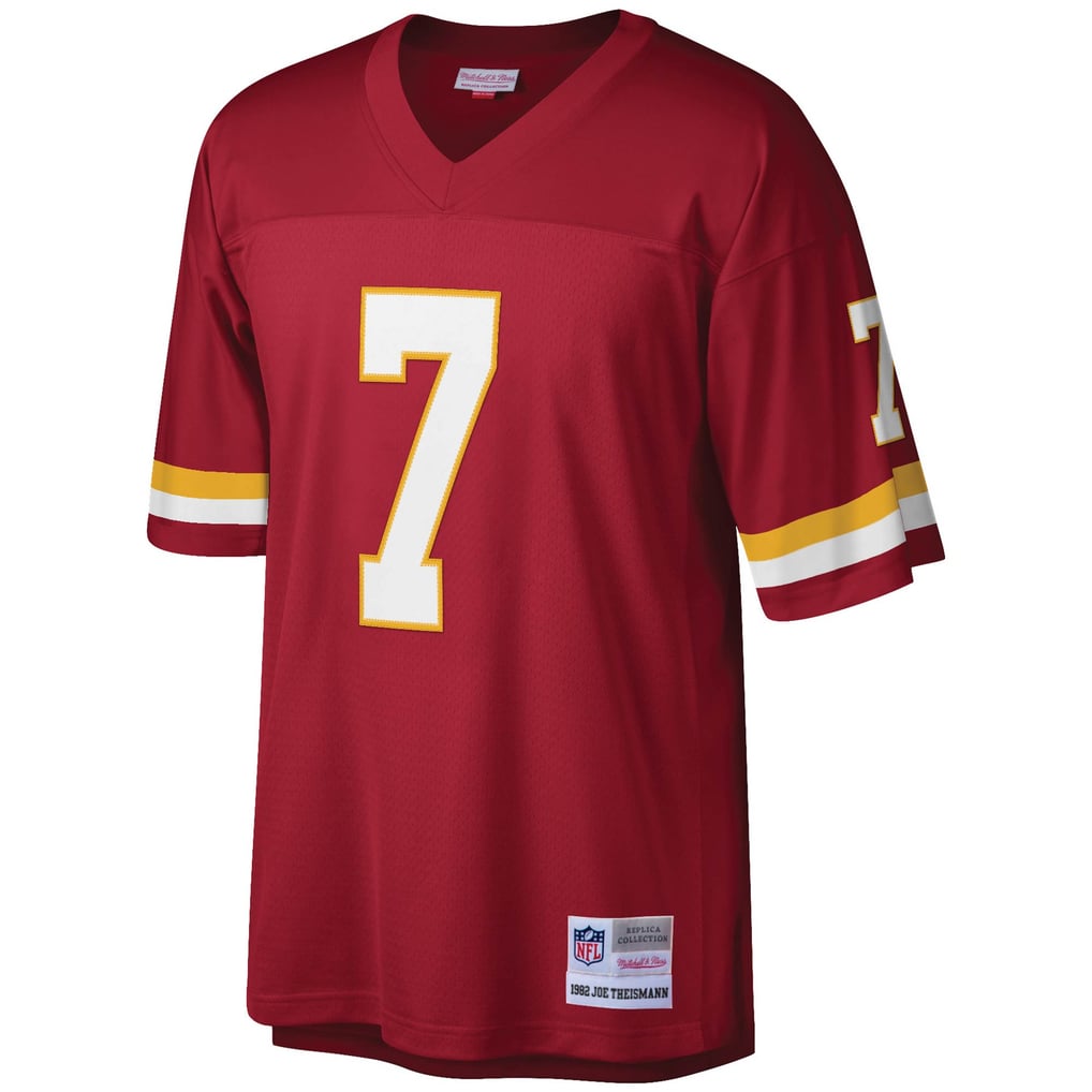 Men's Washington Football Team Joe Theismann Mitchell & Ness Burgundy Legacy Replica Jersey - Image 3