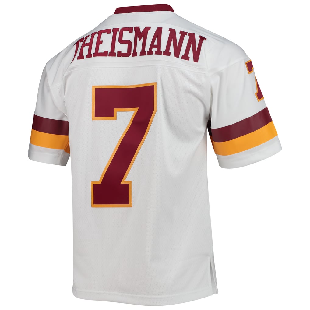Men's Washington Football Team Joe Theismann Mitchell & Ness White Legacy Replica Jersey - Image 4