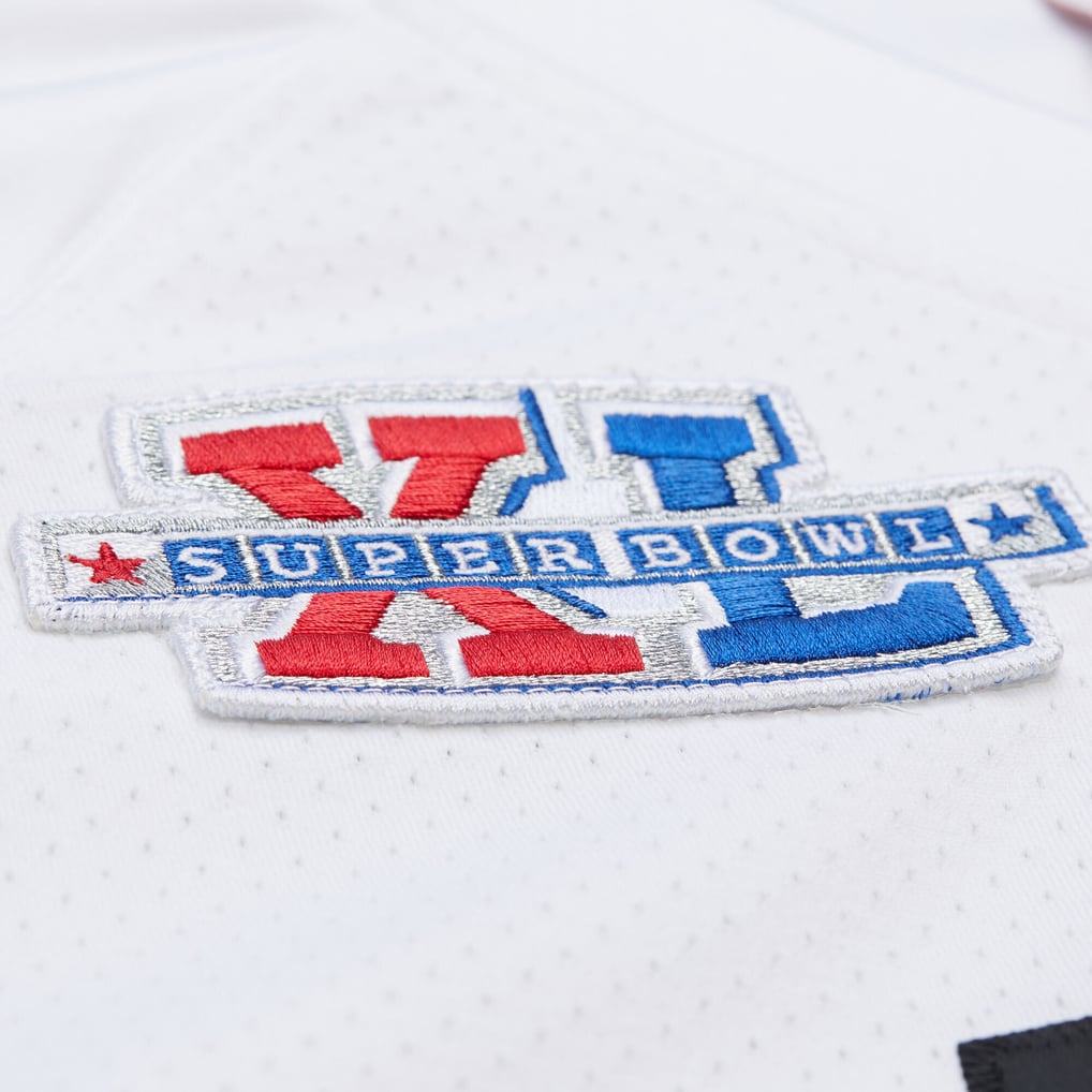 Men's Pittsburgh Steelers Joey Porter Mitchell & Ness White 2005 Authentic Throwback Retired Player Jersey - Image 8
