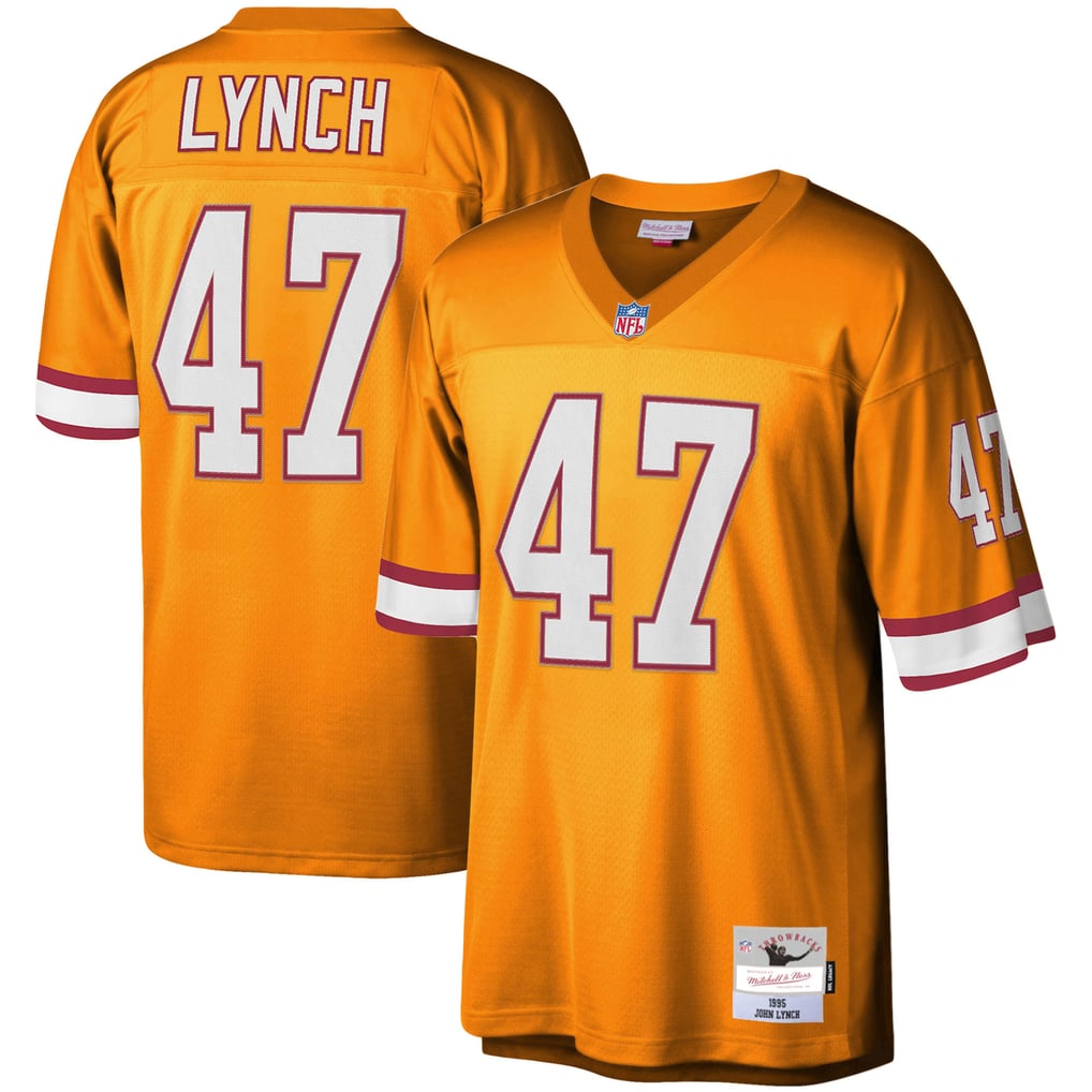 Men's Tampa Bay Buccaneers John Lynch Mitchell & Ness Orange Legacy Replica Jersey - Image 2