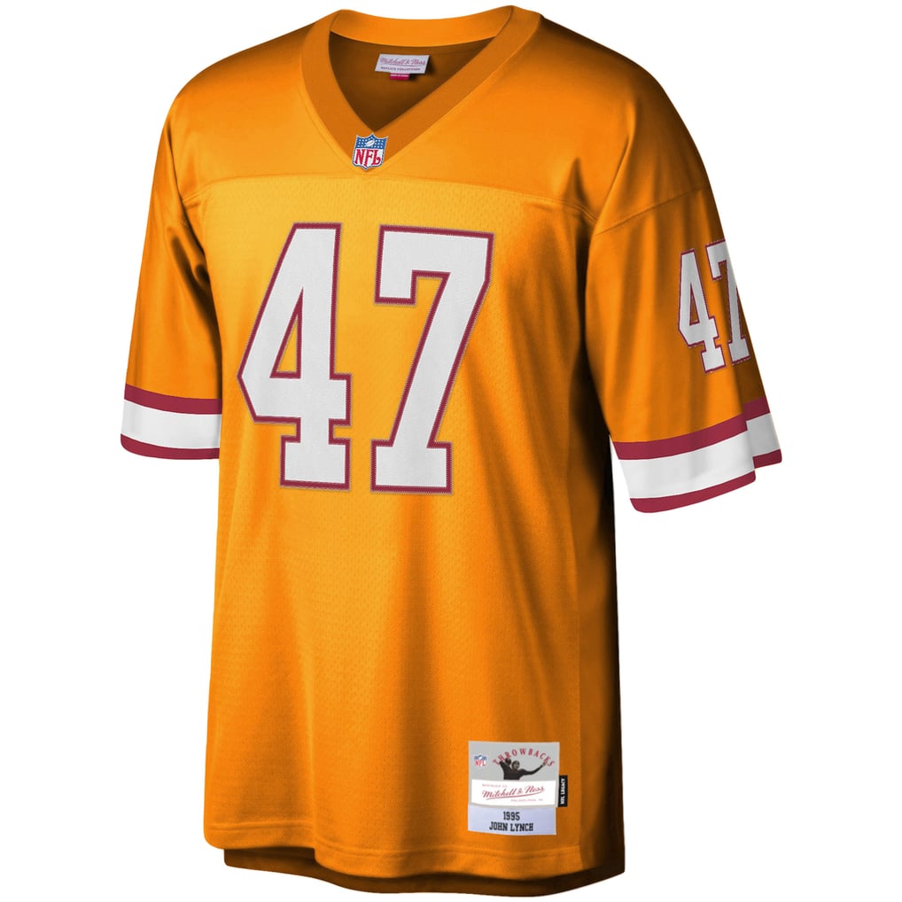 Men's Tampa Bay Buccaneers John Lynch Mitchell & Ness Orange Legacy Replica Jersey - Image 3