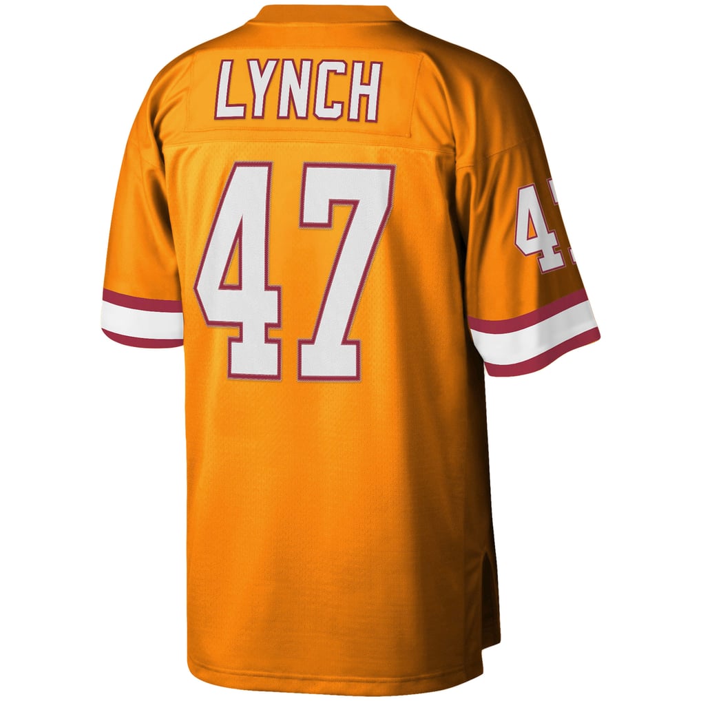 Men's Tampa Bay Buccaneers John Lynch Mitchell & Ness Orange Legacy Replica Jersey - Image 4