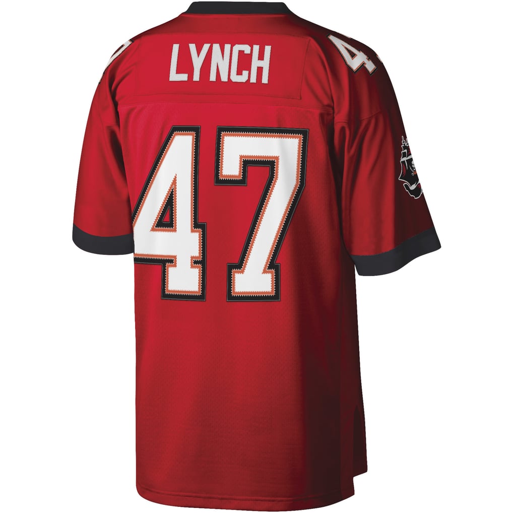 Men's Tampa Bay Buccaneers John Lynch Mitchell & Ness Red Legacy Replica Jersey - Image 4