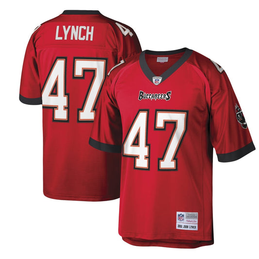 Men's Tampa Bay Buccaneers John Lynch Mitchell & Ness Red Legacy Replica Jersey - Image 1