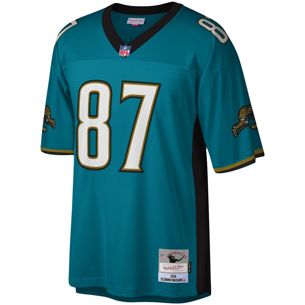 Men's Jacksonville Jaguars Keenan McCardell Mitchell & Ness Teal Legacy Replica Jersey - Image 3